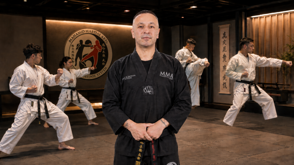 Karate-Kämpfer im Gi bei Mahamid Martial Arts