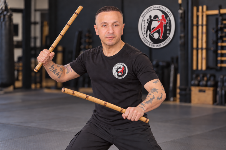 Escrima-Training mit Stöcken bei Mahamid Martial Arts